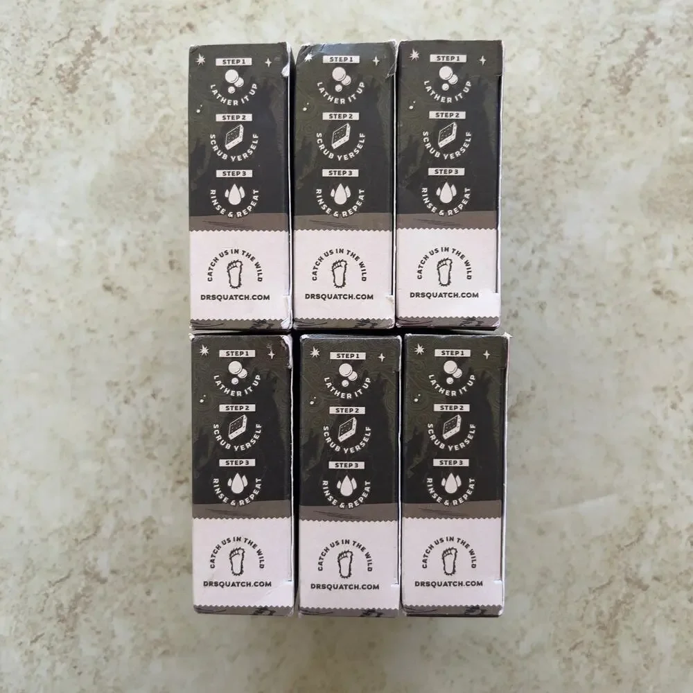 6 pk DR. SQUATCH Halloween Natural Bar Soap Limited Edition Oogie Boogie's Brew